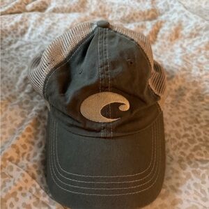 Costa Olive Green and Tan Mesh Trucker Hat